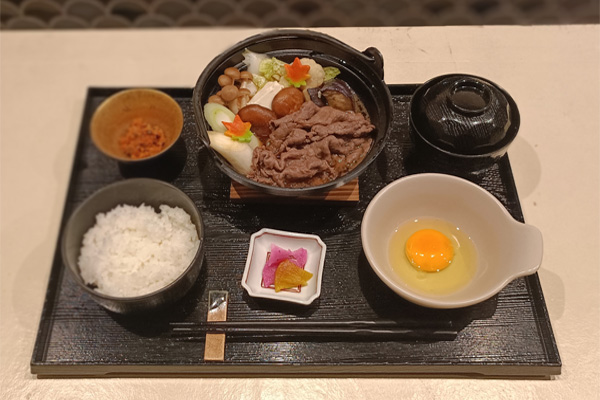 すき鍋ランチ画像